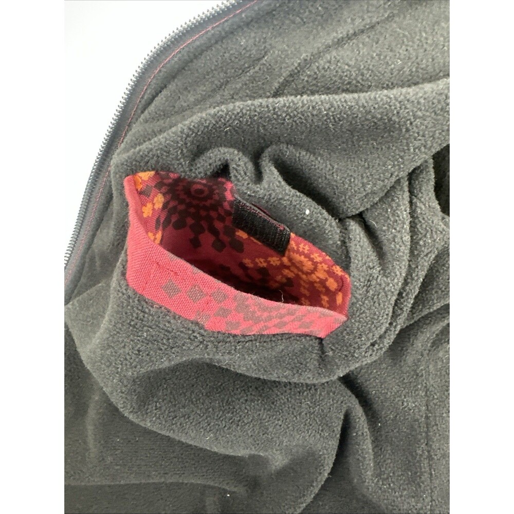 Cotton Patchwork Full Zip Jacket Collared Fleece … - image 15